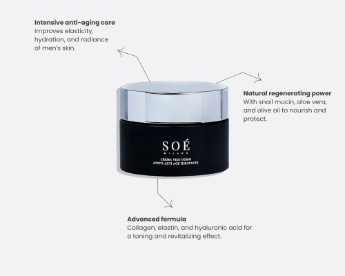 Crema viso uomo anti age collagene soe dida-eng